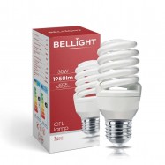 Energy saving light bulbs T3 spiral 30w e27 4000k