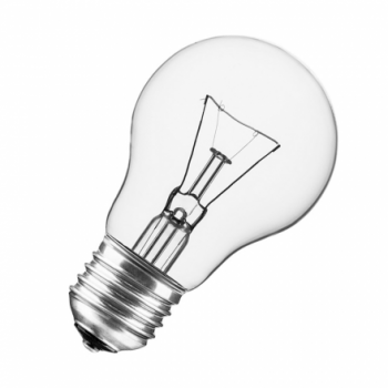 Low voltage bulb lamp A55 36V E27 40W transparent