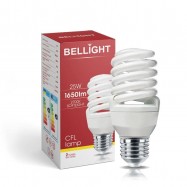 Energy saving light bulbs CLF T2 spiral 25w e27...