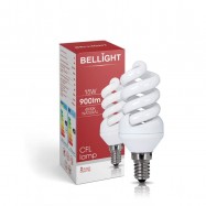 Energy saving light bulbs CLF T2 spiral 15w e14...