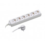 Extension cord 6 sockets with...