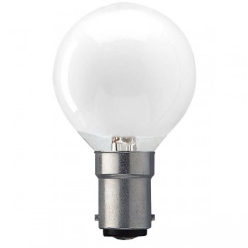 Incandescent bulb lamp P45 230V BA15D 25W frosted