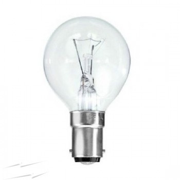 Incandescent bulb lamp P45 230V BA15D 25W...