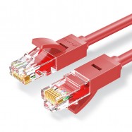 Kabel sieciowy UGREEN Ethernet RJ45, Cat.6, UTP, 1m Czerwony